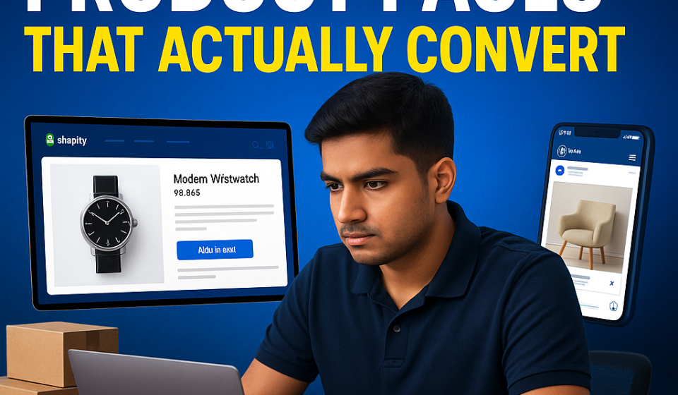 How to Design Product Page That Actually Convert (For Indian Dropshipping Stores – 7 Steps) product page