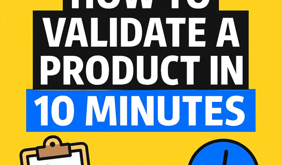 How to Validate a Product in 10 Minutes for Indian Dropshipping (Ultimate Beginner’s Guide) how to validate a product in 10 minutes