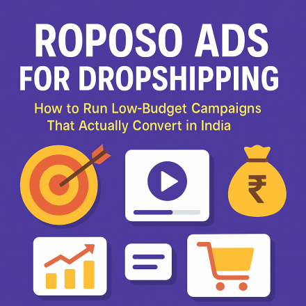 Roposo ads for dropshipping