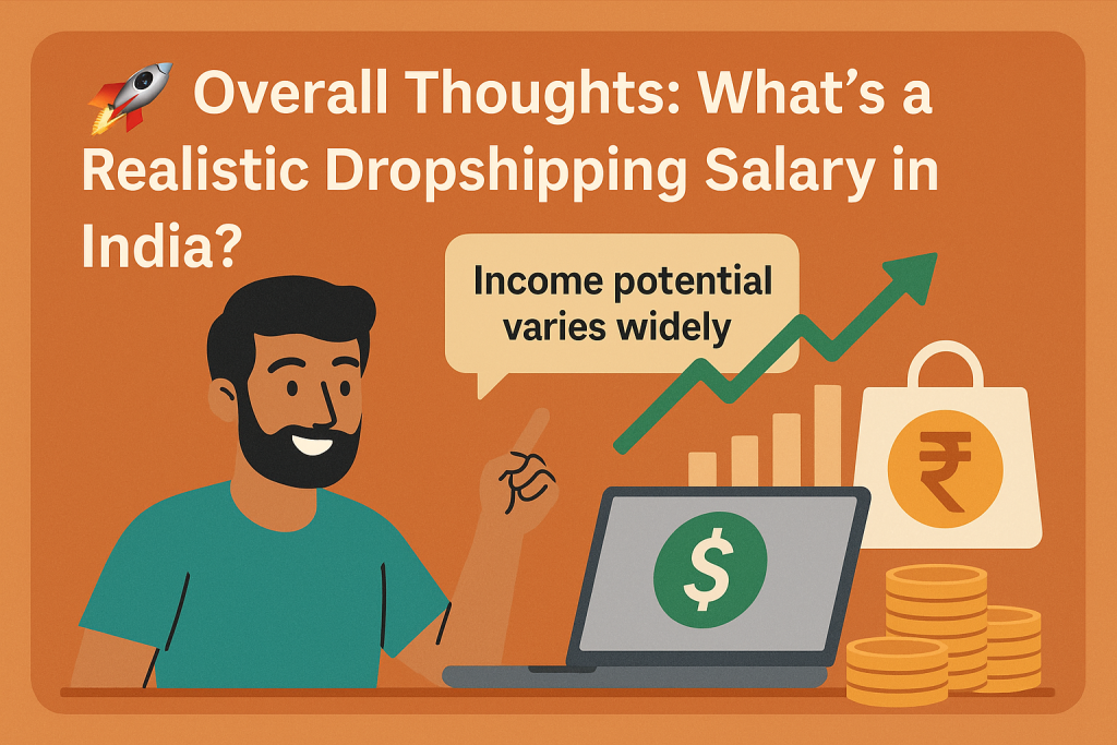 dropshipping salary